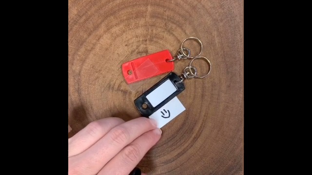 RG♡E Amazon.com : Lucky Line ID Tags with Swivel, Black, Pack of 50