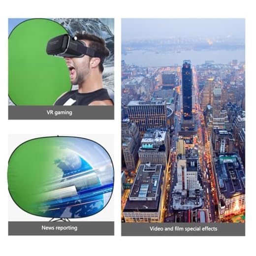 NovelGoal 2-in-1 Blue Green Screen Kit