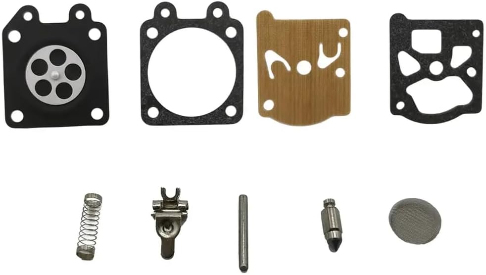 Carburetor Diaphragm Gasket Rebuild Repair Kit 350 351 370 2-Stroke Chainsaw Compatible With Automotive Motorcycle Parts
