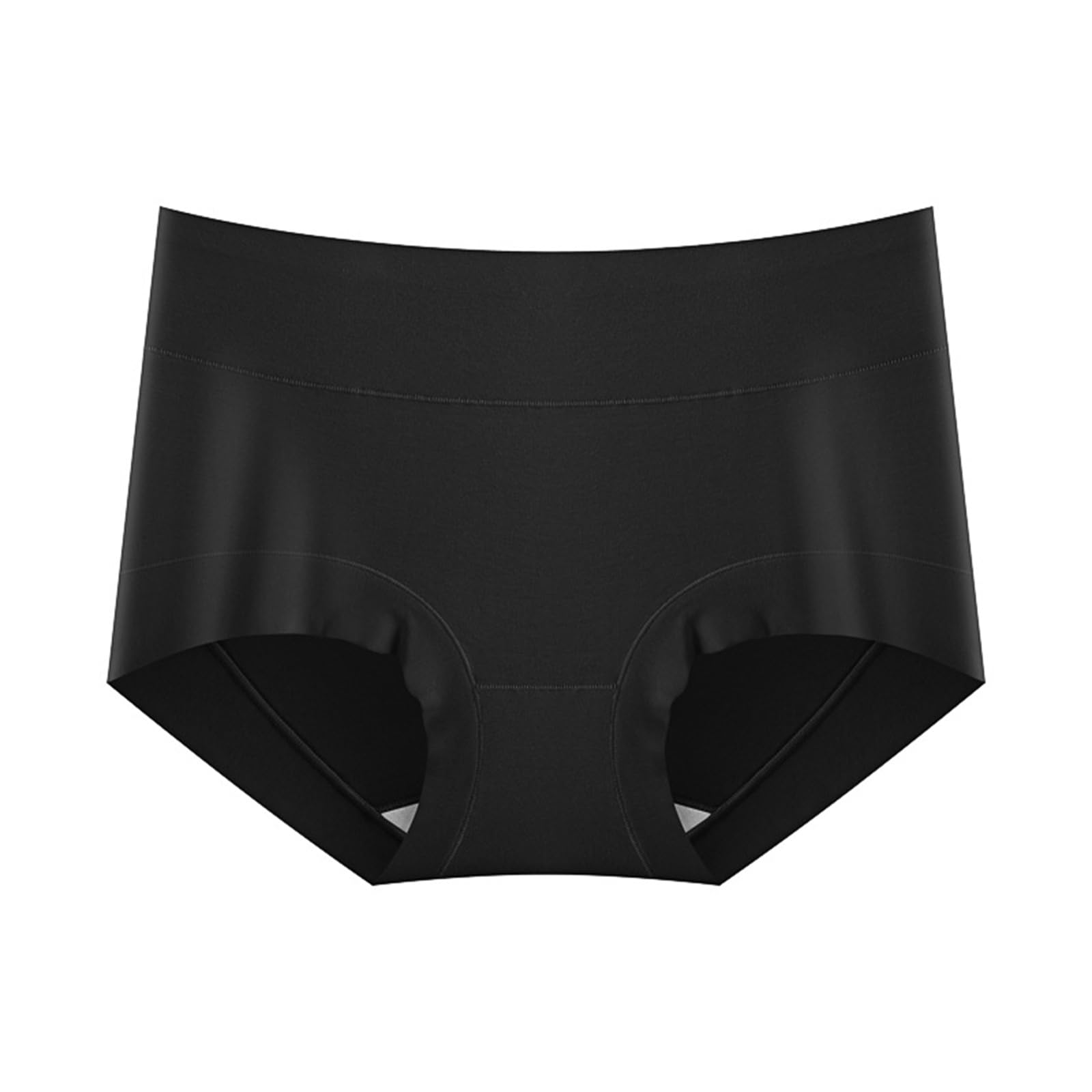 Culotte Hipster Donna Women's High Waist 60 Conteggio di Cotone Pettinato di Cotone di Grande Dimensione Tammella di Sollevamento del Calcio 3 Pacchetti-E-XL （60-70Kg）