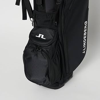ジェイリンドバーグJLINDEBERG キャディバッグ 黒色 J.LINDEBERG J.リンドバーグ キャディバッグ メンズ 黒 10インチ