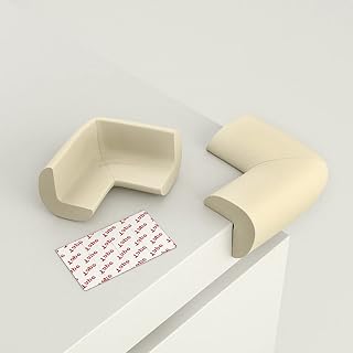 Baby Proof Corner Guards (10 Pack), Table Corner Protectors for Babies, Toddlers, Kids | Foam Corner Covers to Prevent Head & Knee Injuries