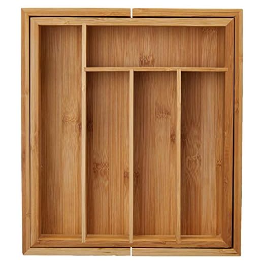 Porta Talheres Extensível Maxwell & Williams Bambu 5Cmx36Cm