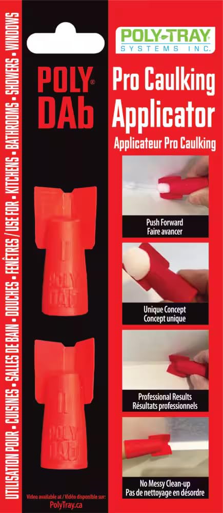 Poly Dab PD2 Poly Dab Caulking Tool - 2 Pack