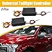 X AUTOHAUX 2pcs LED Flash Module Universal Taillight Controller Car Tail LED Light 3-Step Sequential Dynamic Chase LED Strip Flash Module Boxes LED Controller Module 12V