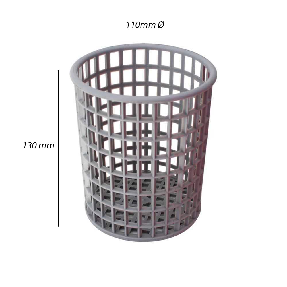 GENÉRICO Set De Panier À Verres 35 X 35 Cm Avec Support Pour Cymbales Et Panier Rond Pour Couverts En Polypropylène, Compatible Lave-Vaisselle Industriel