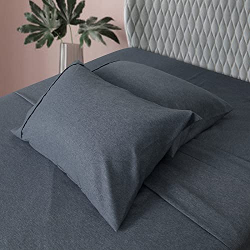 Ramesses Sheets For Queen Size Bed, Lightweight And Wrinkle-Free Sheet Set For All Season, Cationic Dyed Brushed Polyester Sheets (Navy, Queen) #TOP13