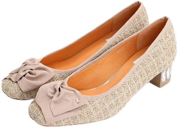 [ランバン オン ブルー] パンプス ビジューヒールリボンパンプス 2367 レディース 2367 BEGｷｼﾞ 22.5 cm