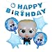 Bsstr baby boss Party Supplies Decorations Set,Soft felt Banner and 5 pcs baby boss Balloons, Baby Shower Birthday Party Decorations