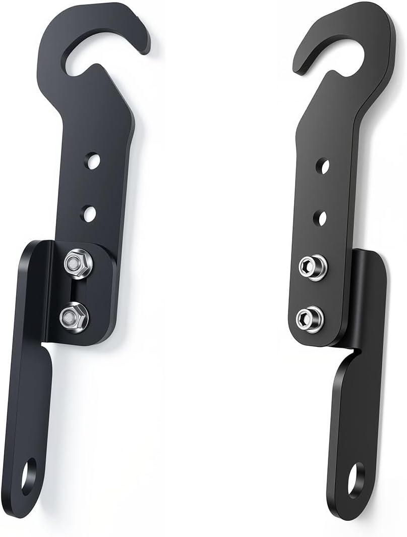 2 Pcs Anti-Rust Easy Door Latches, 4.5" 5.25" 6" Door Vent Latches Fit for Polaris RZR XP / XP4 1000, Turbo, Turbo S, 900 (2014-2023) (4.5"-6" opening)