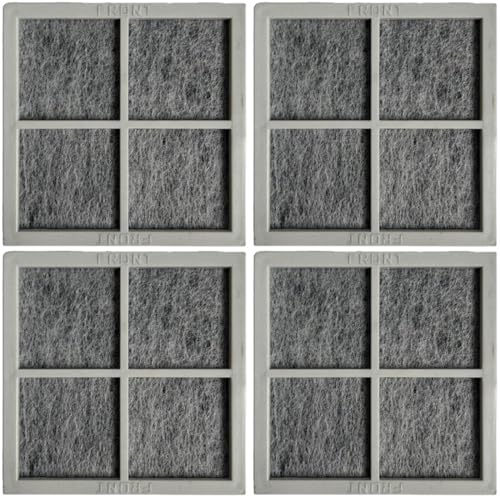 Pack de 4 filtros de aire de repuesto Fresh Air, compatible con LG LT120F Pure n Fresh, filtro para frigoríficos French Door LG y Kenmore 469918