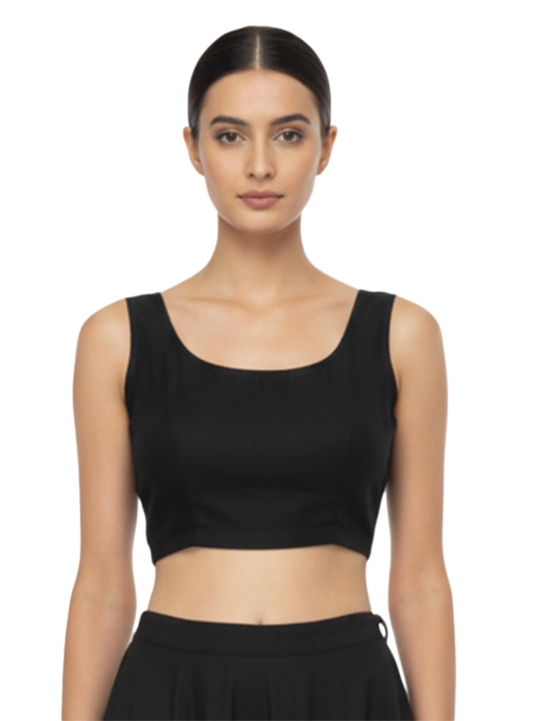 thevasa Women's Signature U-Neck Blouse-picture-15