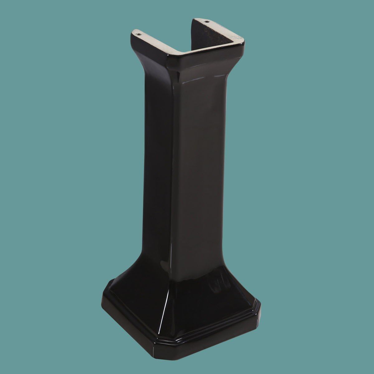 Large Victorian Pedestal Sink Black Pedestal Only