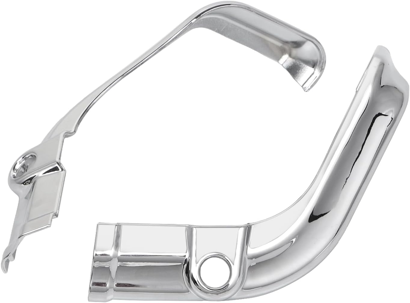 Compatible with Chrome ABS Plastic Rear Tail Lamp Trim Kit for Harley Electra Glide Low Ultra Classic FLHTCUL/Ultra FLHTCU 2014-2017