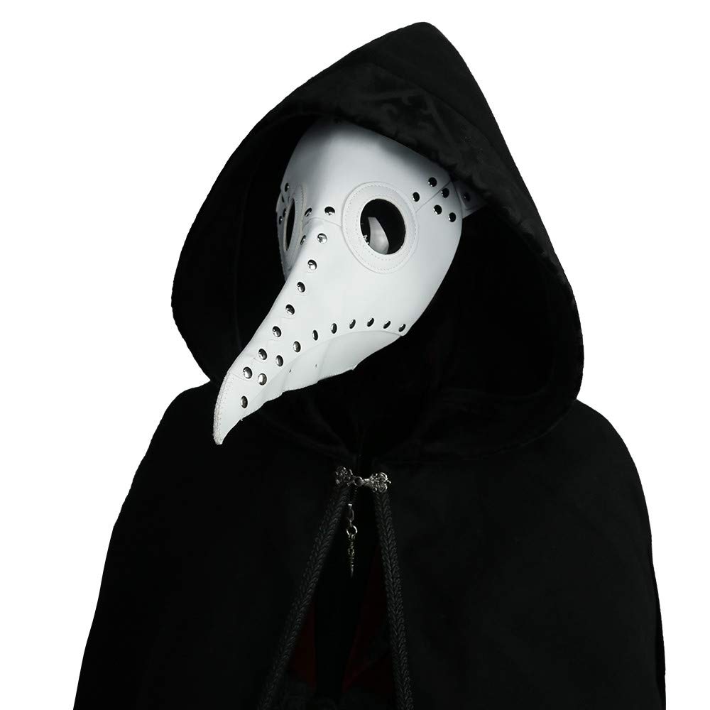 Amazon.co.jp: ハロウィン 白 ペスト マスク ゴシック パンク コスプレ