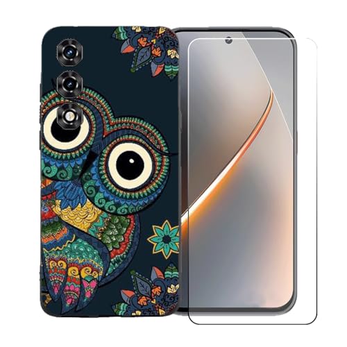 CongJiaLingXi�P�[�X�K�p�� Nubia Neo 5 5G (6.8") + �������ꂽ�K���X�X�N���[���v���e�N�^�[�A�_��ȃV���R�[���V�F���o���p�[TPU�ی�J�o�[�̂���,BST15