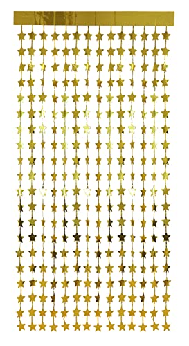 Folat - Rideau de Fête Star Or - 2x1 mtr