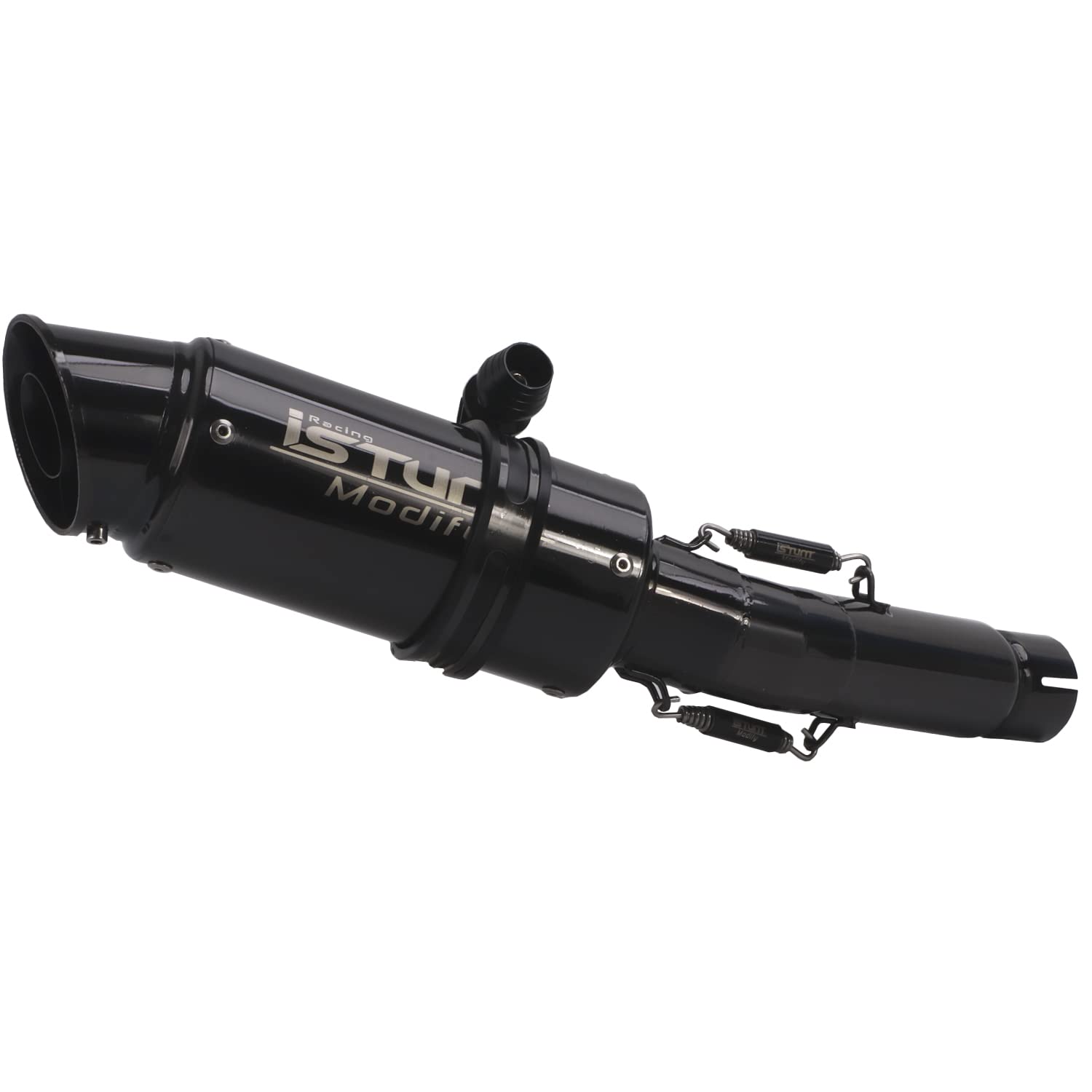 KAJIMOTOR Motorcycle Exhaust Slip On Muffler Systrem Mid Link Tail Muffler Pipe w/Silence For Honda 