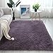 Produktbild XYXH Teppich Flauschig 160x80cm, Dekorative Teppiche, Moderner Flauschiger Kurzflor Teppich, rutschfeste Unterseite Für Schlafzimmer, Wohnzimmer Sofa, Kinderzimmer (C 160x80cm)