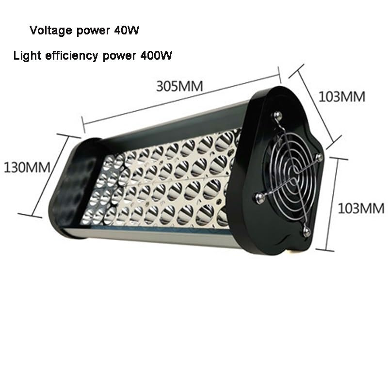 Lámpara de curado UV LED Lámpara de curado Gel UV LED 400 W, 365 NM, 395 y 405, máquina impresión Aceite por luz, Impresora 3D serigrafía for Tinta Vidrio Pintura(365nm)