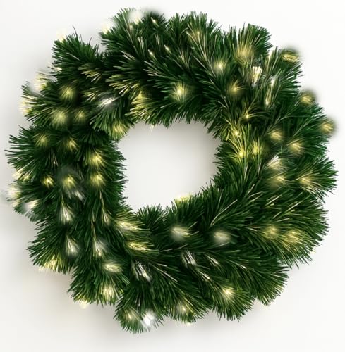Hochwertiger Türkranz mit Beleuchtung Ø50cm - 720 LEDs - Klassischer...