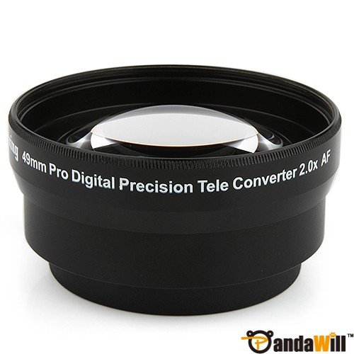 49mm 2.0 x AF Telephoto Lens with Pro Digital Precision Tele Converter