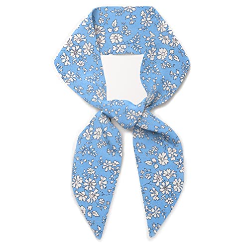 Liberty London Purse, Head, or Neck Scarf - "Capel" Sky