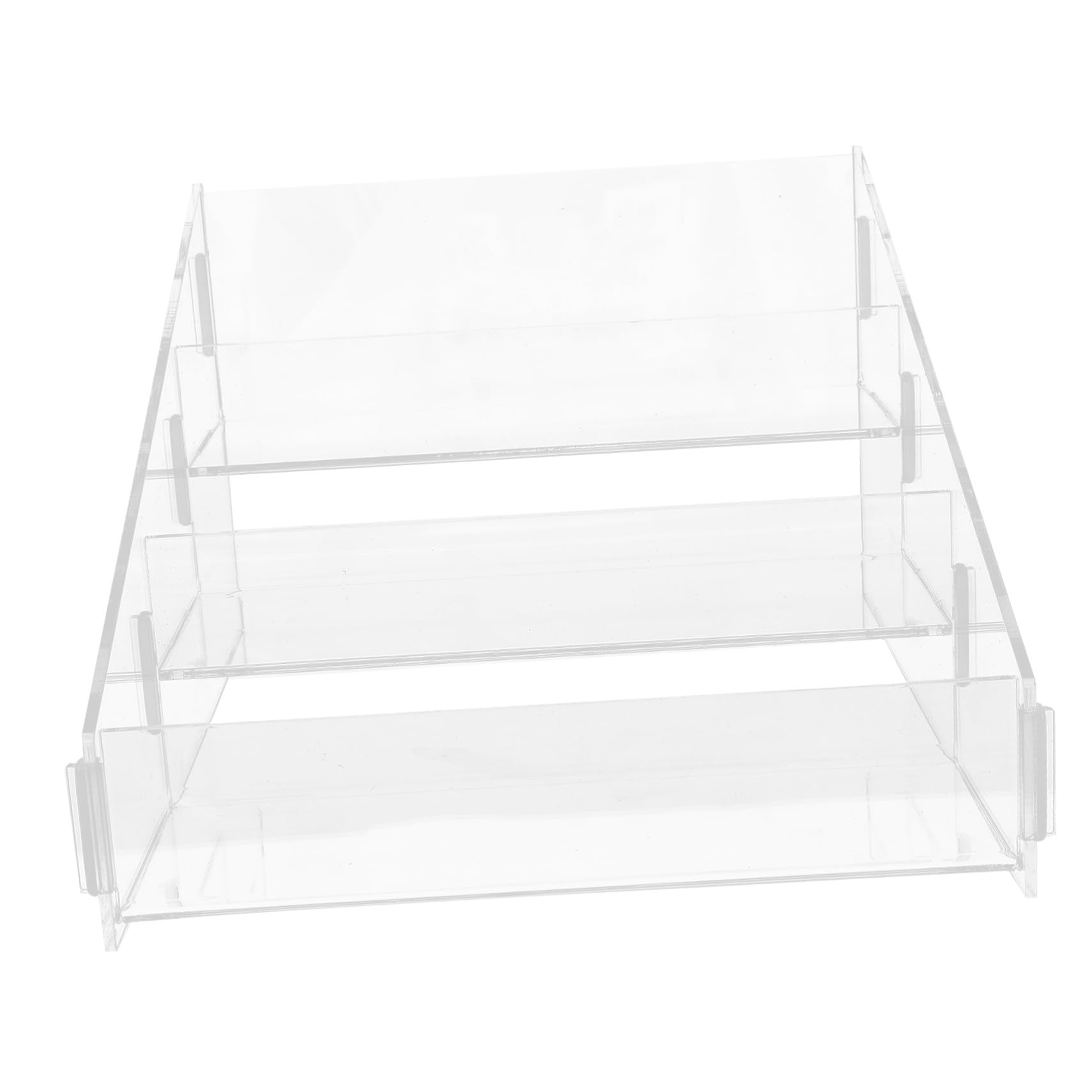 Transparenter 3-stufiger Acryl Displayständer für Sammlerstücke