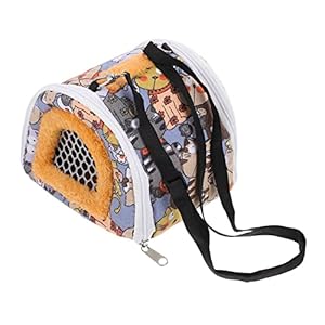 1pc Pet Outing Bag Hiking Daypacks Carry Case for Hamster Carrier Bag Rats Outdoor Pouch Small Stuffed Animals Pet Mini Bag Furry Pet Dropshipping Pet Bird Plush Travel