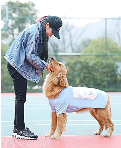 休み Icouchi 犬服 ｔシャツ 春夏 中型犬 大型犬 ドッグウェア ベスト メッシュ 通気性 涼しい 犬猫洋服 日焼き防ぐ 柔らかい ペット服 脱毛保護 柴犬 秋田犬 お出掛けお散歩 スポーツウェア Www Larrypolatsch Com