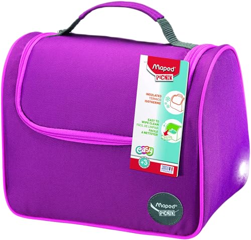 Maped PICNIK -isolierte Lunch-Tasche Kids ORIGINS - mit Tragegriff - ideal für den Transport und Aufbewahrung - Pink