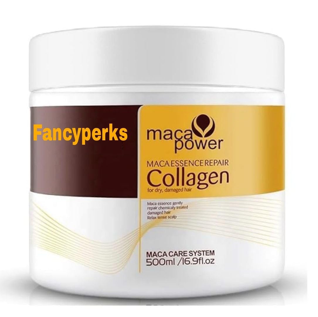 FANCYPERKS Collagen Hair Mask for dry and frizzy hair (500 ML).