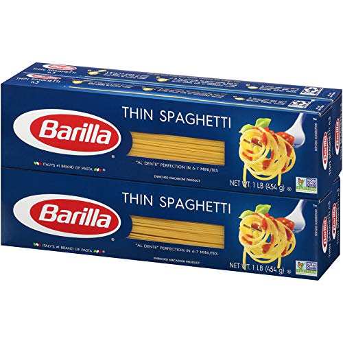 Barilla Pasta Thin Spaghetti Ounce Photo