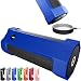Amazon Tap Case Sling Cover [Anti-Roll] Easily Dock on Your USB Charger Cradle Base Now With The Best Bottomless Silicone Design by CUVR (Blue)
