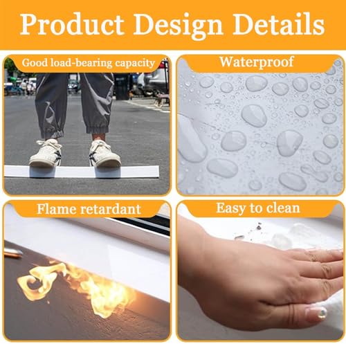 Image of White Window Sill Protector Waterproof Cuttable Windows Replacement Plate for Decor Bay Window Countertop PVC Window Cill Capping Ledge Guard Protectors for Home Hotel Kitchen Bathroom Outdoor(80x15cm