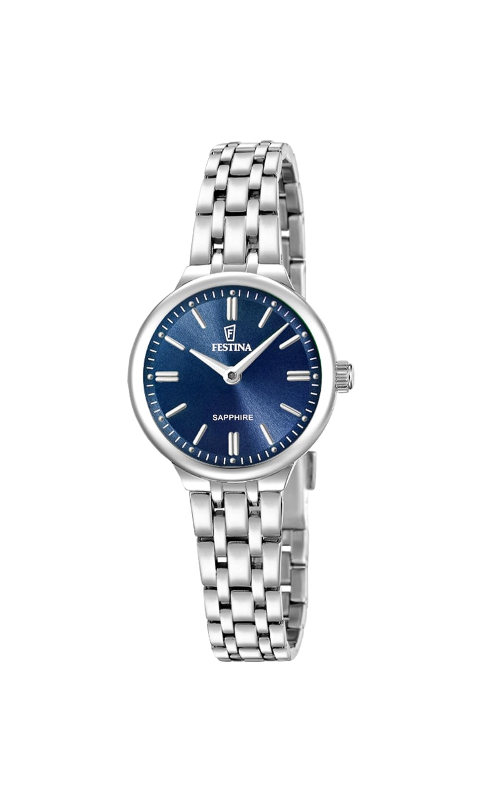Festina Stainless Steel Ladies Watch with Steel Bracelet F20744/5 | Mademoiselle F20744/5 Quartz Watch with Sapphire Glass High Resistance 5 ATM Waterproof