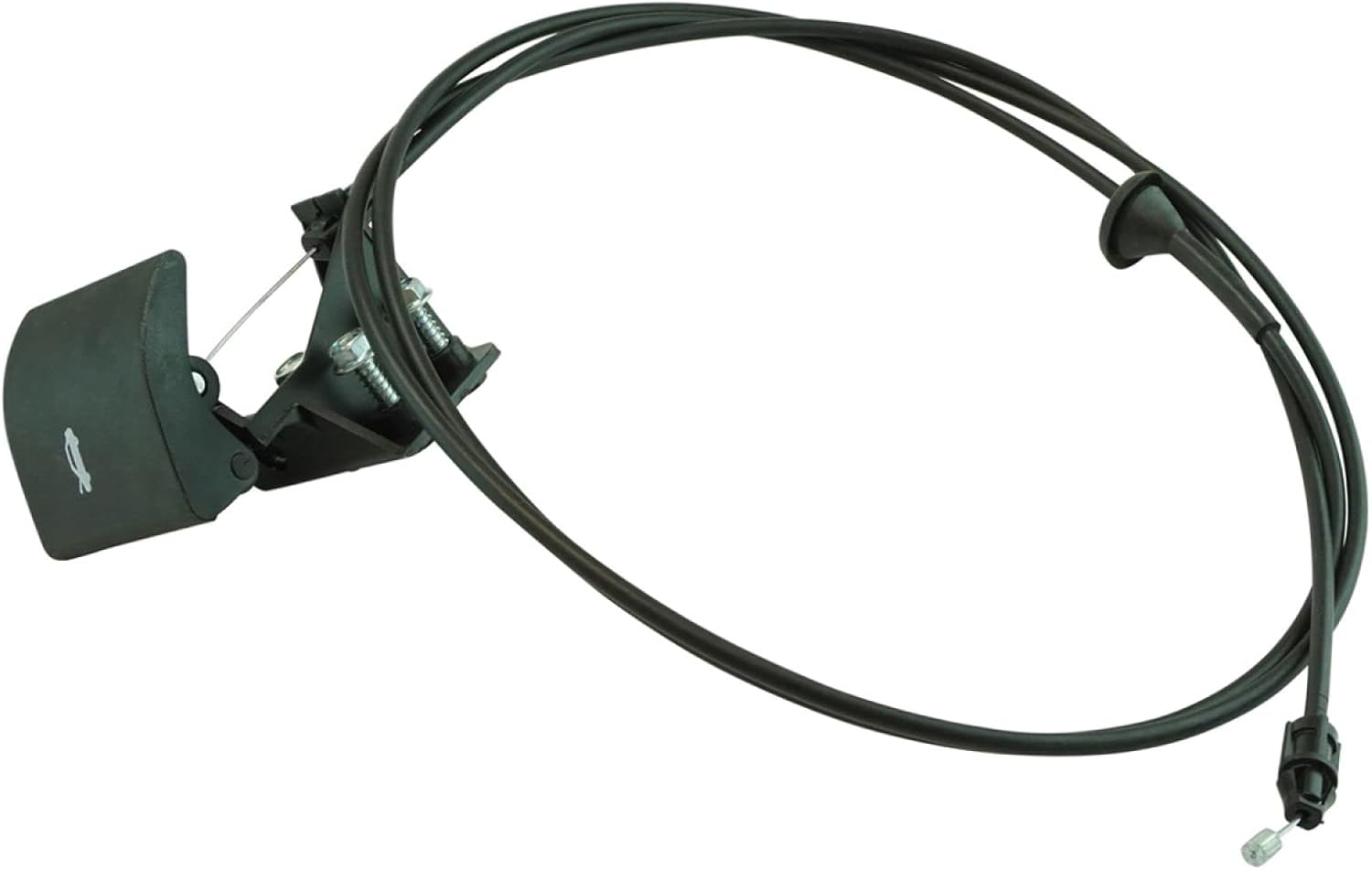 TRQ Hood Release Cable with Handle for 2005-2010 Jeep Commander Grand Cherokee