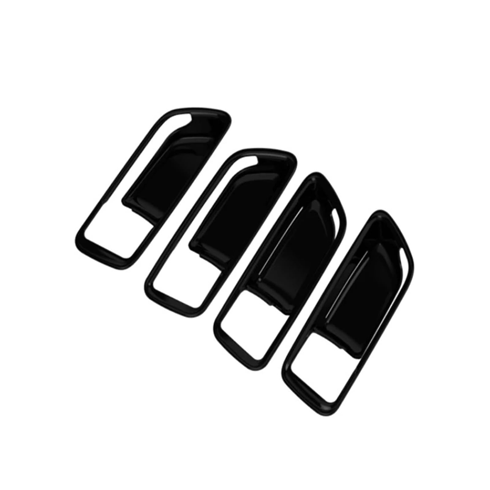 HIVZIVCCIK Interior Door Handle for CHR for C-HR 2024 2025 ABS Carbon Fiber Inner Door Bowl Panel Inside Handle Protector Cover Interior Interior Grab Handle(Black)