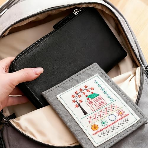 Livre de broderie pour débutants avec kit d'outils complet et tutoriel pas à pas - 7
