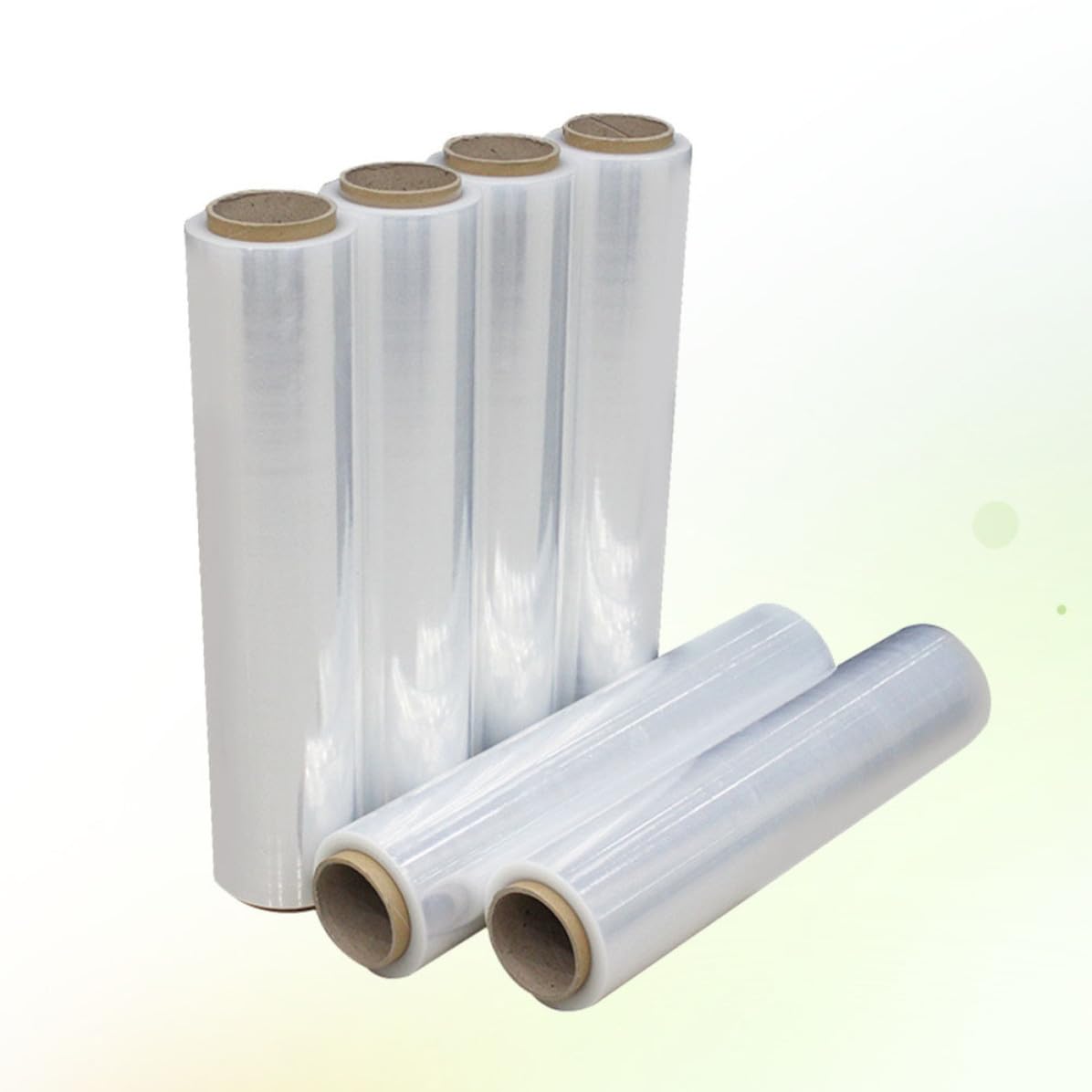 Transparente Stretchfolie 2mm Stärke 1 Rolle Lldpe Verpackungsmaterial Verschleißfest für Umzüge und Lagerhallen Stretchfolienverpackung