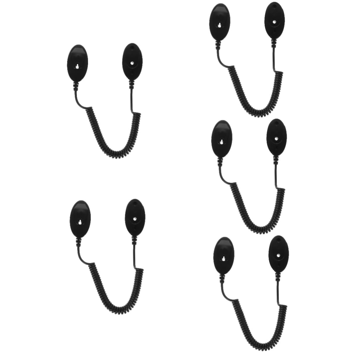 Cabilock with Adhesive Hook Retractable Phone and Tablet Leash Coiled Cable for Secure Attachment Loss for Home and Office