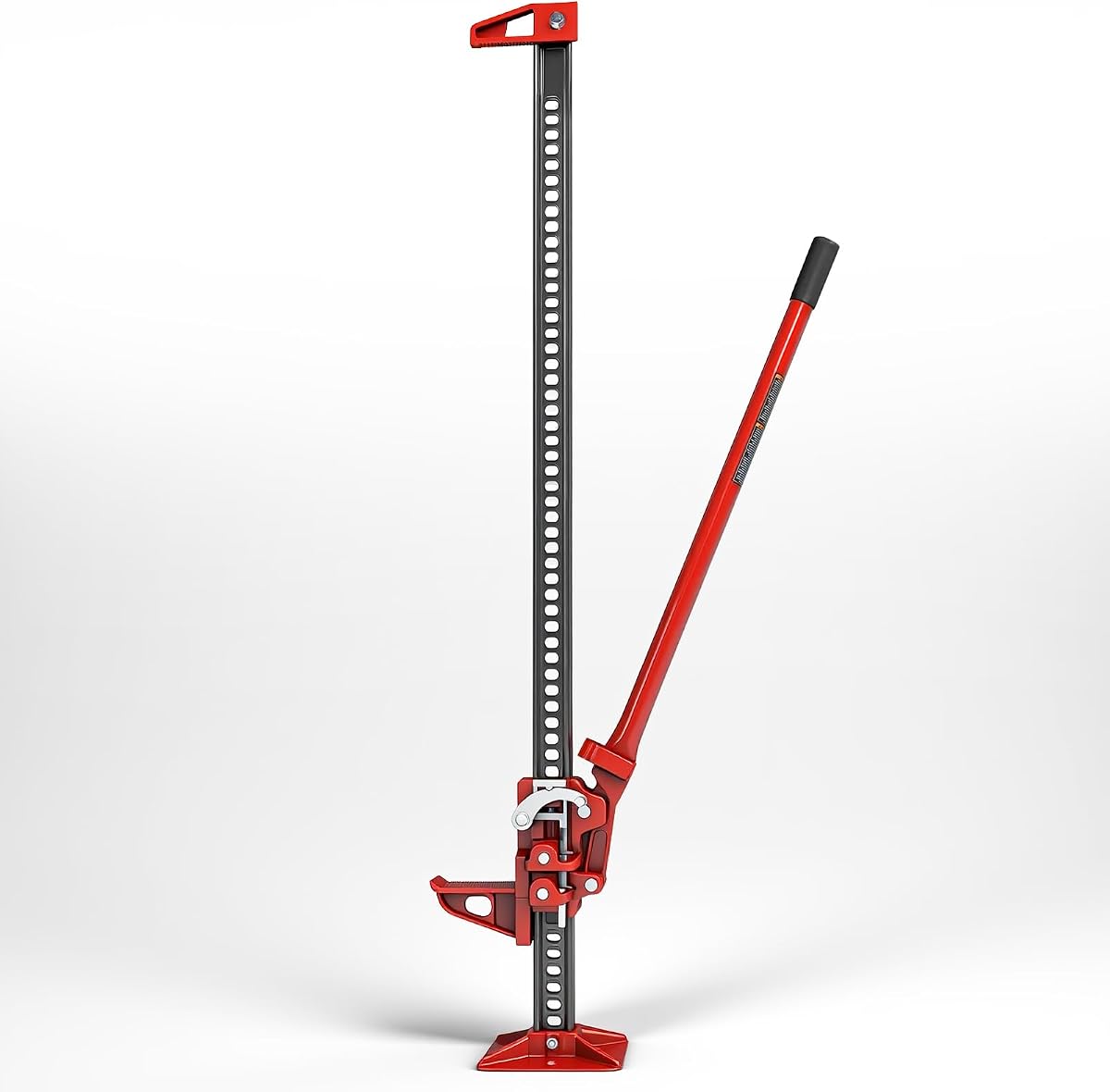 Big RED 60" Ratcheting Off-Road Farm Jack – Heavy-Duty 3-Ton (6,000 lb) Capacity for Tractors, Trucks, SUVs – Utility & Recovery Tool