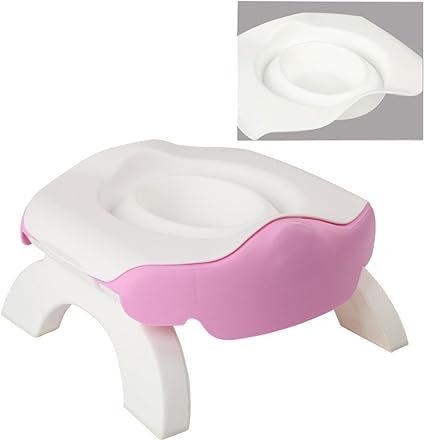 Ywxjy Bebe 3 En 1 Pliant Toilette Potty Formation De Siege Avec Doublure Reutilisable Pliable Enfants Chambre Pots Pots De Voyage Portables Sieges De Toilette Garcons Et Grils Sans Bpa Rose Amazon Fr Bebe