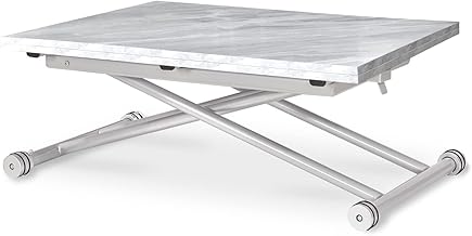 INTENSE DECO Table Basse relevable Philadelphia Effet marbre