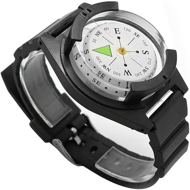 Wrist Compass for Outdoor Hiking Camping Diving High Precision Professional Wrist Diving Compass