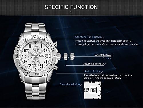 MEGIR MG2030 Watch Specific Function Diagram
