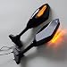 Blue Led Mirror For Yamaha Fzr Yzf Fz1 Fazer Fjr1300 Ninja Zx10R Zx-12R Er-6F