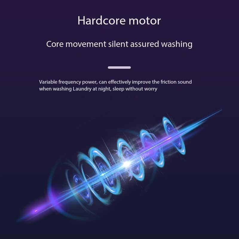 Miniatura 2 de Mini lavadora, 10W hogar multifuncional semi-automática pequeña lavadora, ropa interior 6.6 lbs, calcetines lavadora