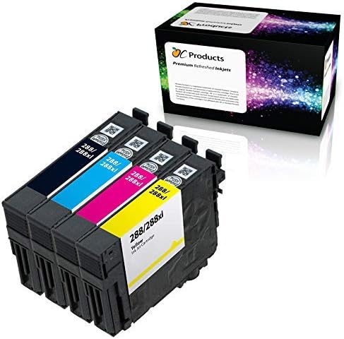 - Remanufactured Ink Cartridge Replacement for Epson 288 288XL for Expression XP-430 XP-434 XP-330 XP-446 XP-340 XP-440 Printers (1 Black 1 Cyan 1 Magenta 1 Yellow)