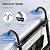 RIKADE Telescoping Ladder 6.5FT & Attic Ladder - Aluminum Extension with Non-Slip Feet & Locking Hook, 330lb Heavy Duty for RV/Roof/Loft Access